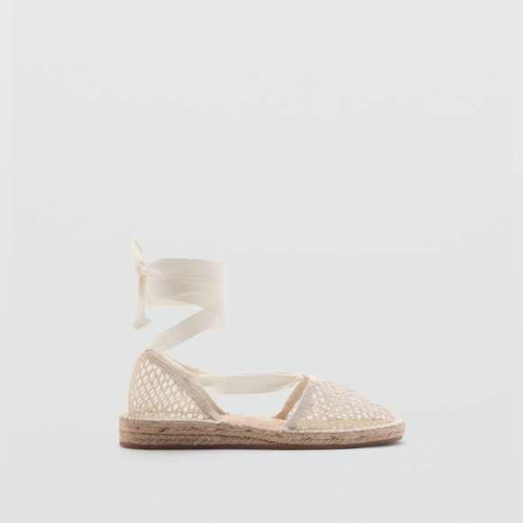 MANGO Espadrille Flats NWT. - Picture 1 of 9
